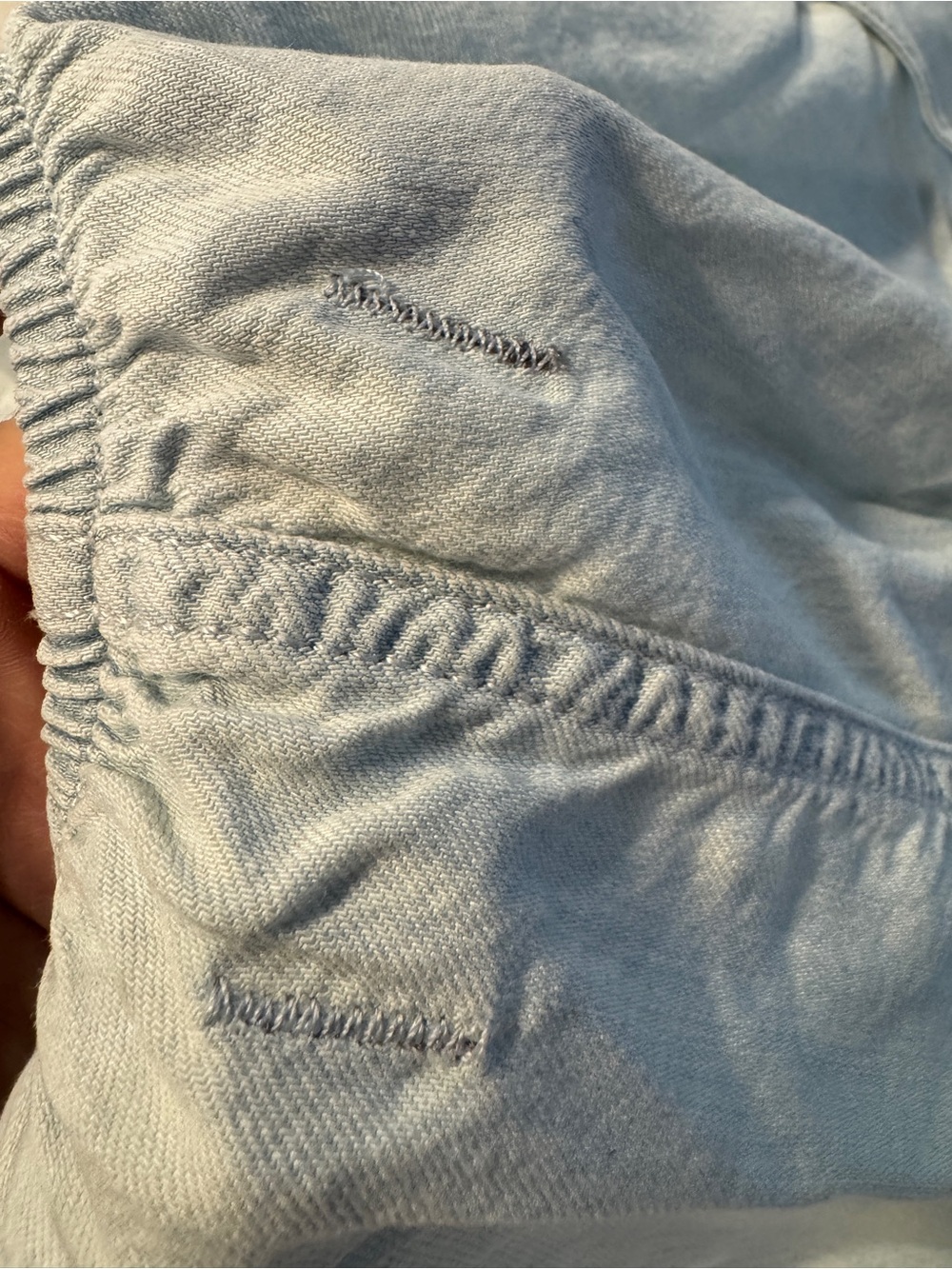 Free People Light Denim Romper (4/6) - Picture 5 of 7